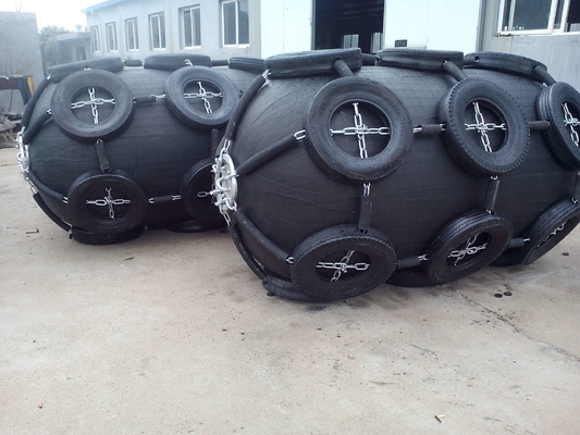 Rubber naturale Yokohama Fender pneumatico 50kpa 80kpa 2,0m*3,5m Per il molo