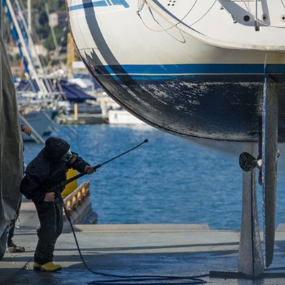 Pulitore ad alta pressione elettrico dello scafo di nave