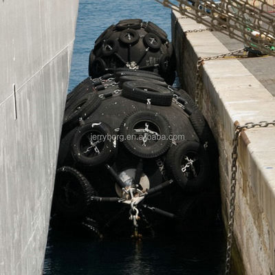 Cuscino ammortizzatore di gomma di messa in bacino pneumatico di Yokohama di kpa ad alta pressione 50 per la barca