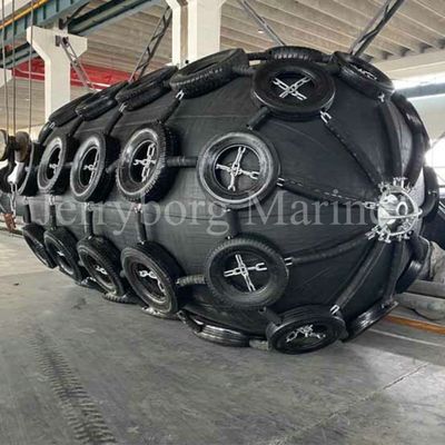cuscino ammortizzatore di gomma gonfiabile ad alta pressione del cuscino ammortizzatore pneumatico di 50kpa 80kpa Yokohama