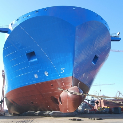 nave di 1.2m*15m che lancia le borse gonfiabili di Marine Airbag Natural Rubber Roller con il certificato di CCS