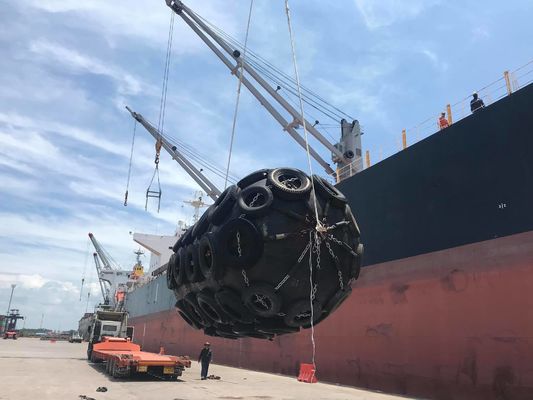 Tipo di gomma ancorare pneumatico di Yokohama della barca del cuscino ammortizzatore della barca