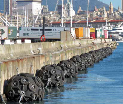 cuscino ammortizzatore di gomma della piattaforma offshore pneumatica del peschereccio 50Kpa per la nave