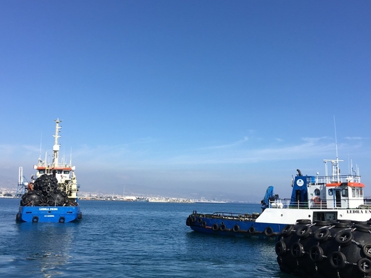 cuscino ammortizzatore di gomma della piattaforma offshore pneumatica del peschereccio 50Kpa per la nave