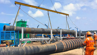 Tubo flessibile di galleggiamento di norma di .OCIMF GMPHOM 2009 con un'estremità di rinforzo per il gas naturale del combustibile liquido