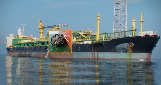 Certificato Marine Fender di gomma naturale della BV per l'aggancio della nave