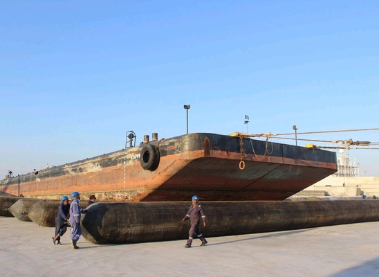 Airbag per palloni di gomma da salvataggio marino per il tiro a riva di carichi pesanti nei cantieri navali