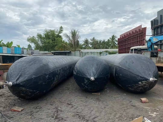Airbag per palloni di gomma da salvataggio marino per il tiro a riva di carichi pesanti nei cantieri navali