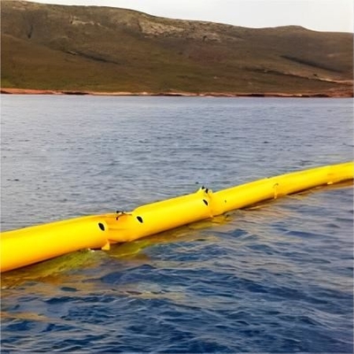 Boom di contenimento dell'olio di gomma di schiuma di barriera galleggiante in PVC
