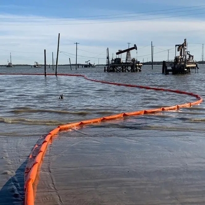 Boom di contenimento dell'olio di gomma di schiuma di barriera galleggiante in PVC