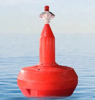 Fabbrica Customized Boie di plastica per la navigazione marina Sea Marker Boia con luce solare per l'oceano