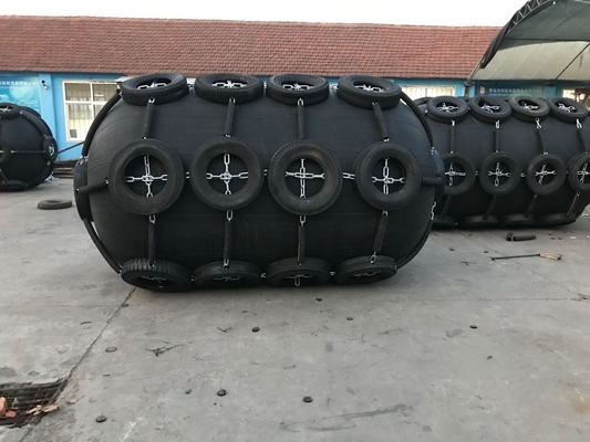 Rubber naturale Yokohama Fender pneumatico 50kpa 80kpa 2,0m*3,5m Per il molo