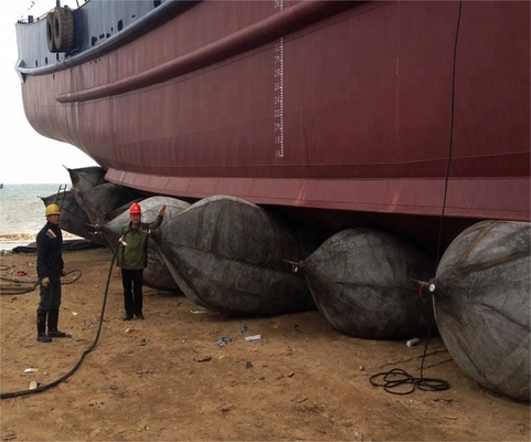 Navigazione navale lancio airbag gomma parafango sollevamento d'aria per cantieri navali imbarcazioni navali
