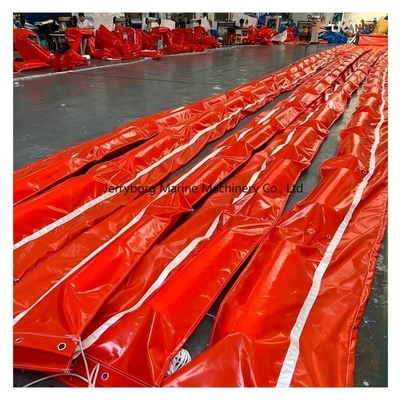 Boom di contenimento in PVC arancione galleggiante per le perdite di liquidi