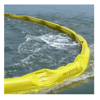 Boom di contenimento in PVC arancione galleggiante per le perdite di liquidi