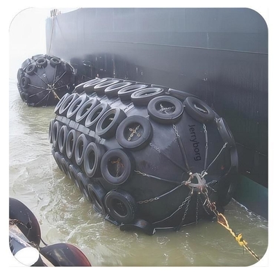 Fender pneumatico di Yokohama Fender di attracco per navi Fender pneumatico di gomma tipo rete