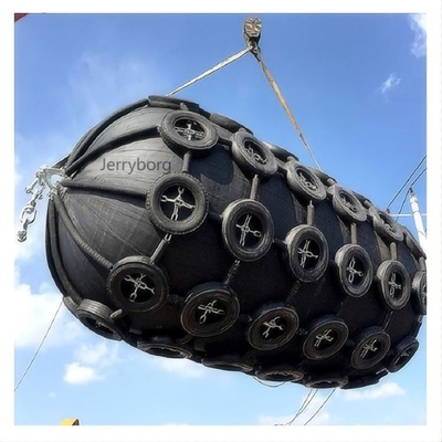 Fender di scafo marino Fender di attracco per navi Fender di gomma pneumatica tipo rete