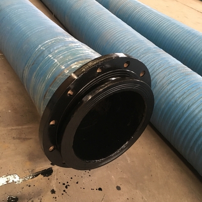 Tubo di gomma 6 pollici tubo ondulato 24&quot; tubo di olio galleggiante tubo di gomma di dragaggio per marina