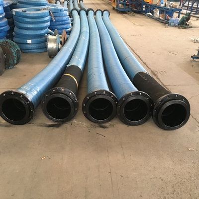 Tubo di gomma 6 pollici tubo ondulato 24&quot; tubo di olio galleggiante tubo di gomma di dragaggio per marina