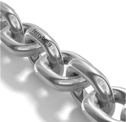 Catena di legami lunghi e corti per sollevamento marittimo in acciaio inossidabile