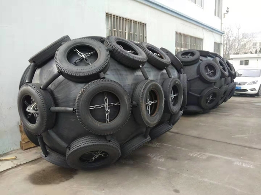 CCS certificato gonfiabile galleggiante nero colore materiale di gomma pneumatica Yokohama Fender
