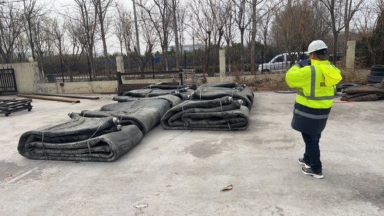 Airbag di gomma marino resistente per il lancio