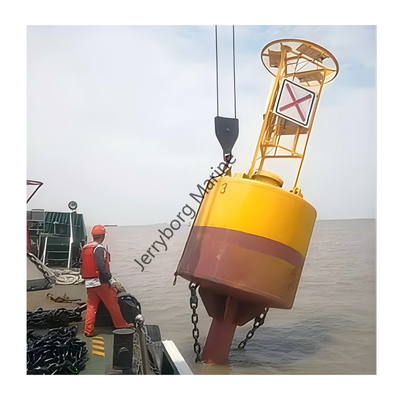 Boia di acciaio offshore per la navigazione con luce solare