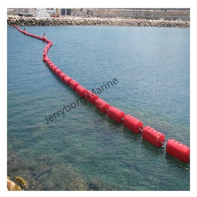 Linea di barriera galleggiante di avvertimento per tubi in HDPE