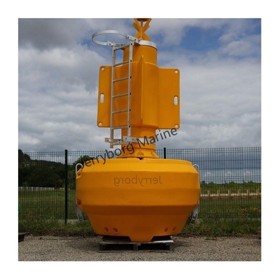 Materiale pesante Boia in LLDPE con top mark e luce solare per applicazioni industriali marine
