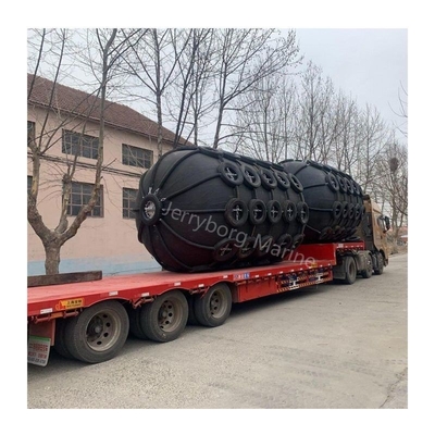 Fender marino di tipo Yokohama con fender di gomma a catena di pneumatici