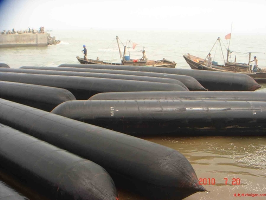 Marine Airbags gonfiabile resistente di gomma naturale nera