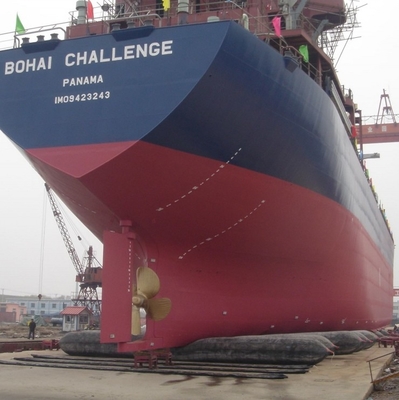 nave di risparmio di lavoro di 1.2m*15m che lancia Marine Rubber Airbag