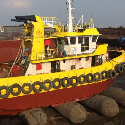 Marine Rubber Ship Launching Airbag gonfiabile cilindrica