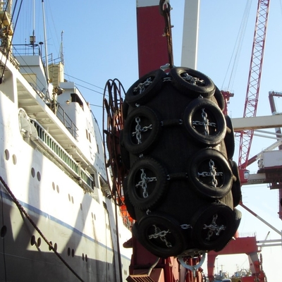 kpa 50 che ancora attraccando Marine Rubber Fender pneumatica di galleggiamento gonfiabile