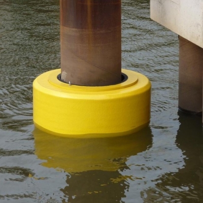 Cuscino ammortizzatore resistente del poliuretano della BV Marine Cell Fender For Berthing
