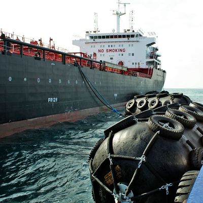 Cuscino ammortizzatore dell'ABS CCS Yokohama per la barca che attracca grande elasticità Marine Rubber Buffer