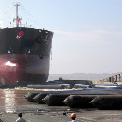 Marine Airbags gonfiabile resistente di gomma naturale nera