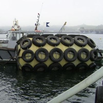 Rete della gomma di Marine Floating Colorful Bumper Polyurethane EVA Marine Fender With Chain And