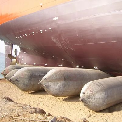 Nave di sollevamento di salvataggio subacqueo che lancia airbag gonfiabile di gomma pneumatico per la barca