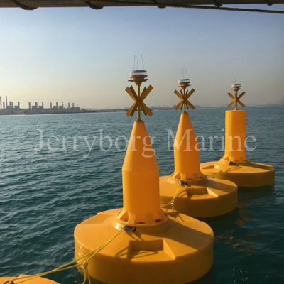 Boa marina d'avvertimento di galleggiamento di navigazione dell'HDPE dell'indicatore di sicurezza su ordinazione di dimensione della boa