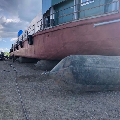Marine Airbag di galleggiamento durevole di gomma naturale D0.8m*L12m per il lancio della nave e l'aggancio a secco